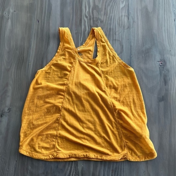 PrAna Womens Mustard Yellow Tank Top - Picture 5 of 9